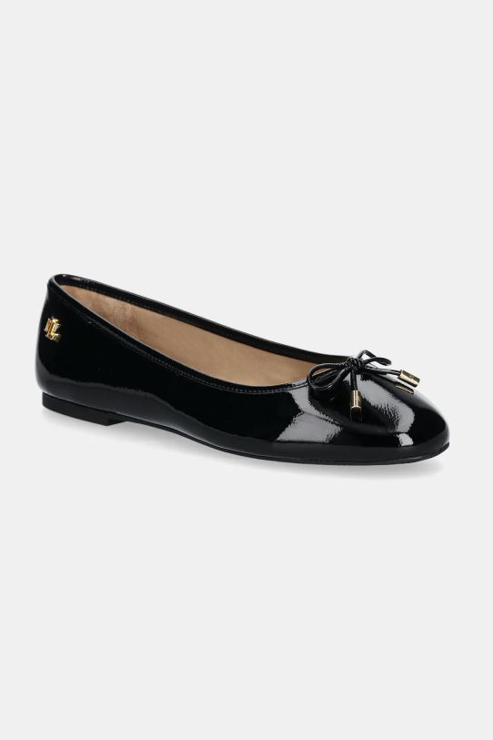 Lauren Ralph Lauren balerini de piele Jayna negru 802956765001.001