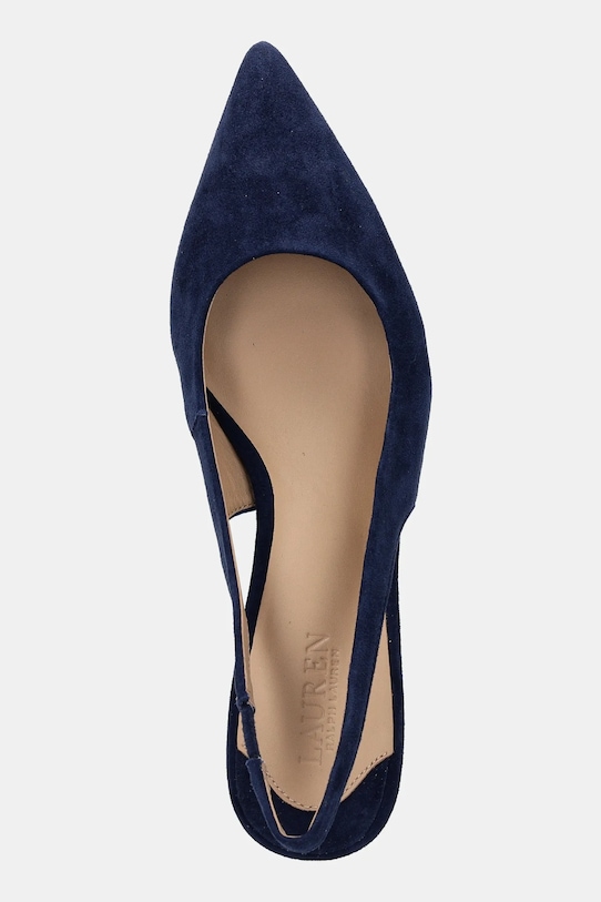 Lauren Ralph Lauren tacchi in pelle scamosciata Lolah II blu navy 802959263001.410
