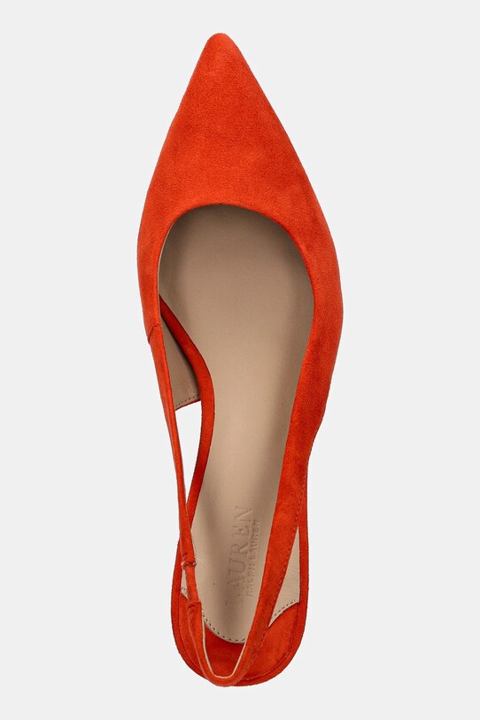 Замшеві туфлі Lauren Ralph Lauren Lolah II помаранчевий 802959263003.800