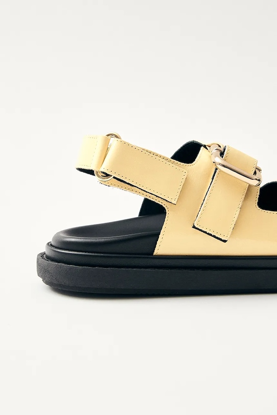 Alohas sandale de piele Harper S100731.02 galben SS25