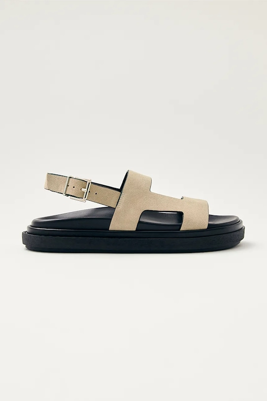 Alohas sandale din piele intoarsa Lorelei platformă bej S100748.02