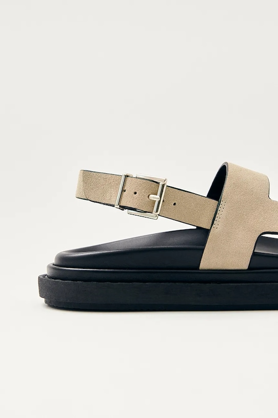 Alohas sandale din piele intoarsa Lorelei S100748.02 bej SS25