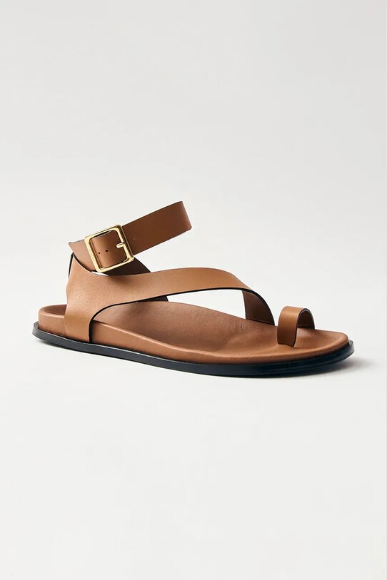 Alohas sandale de piele Myles S100617.04 maro SS25