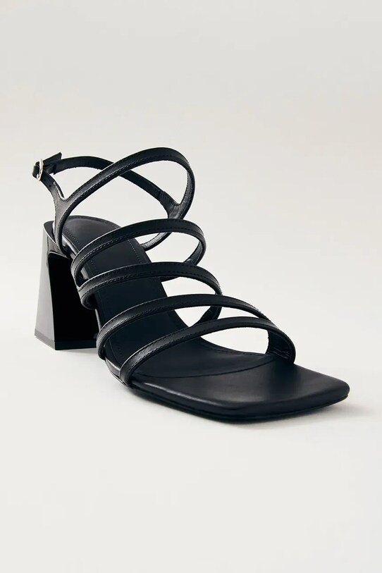 Încălțăminte Alohas sandale de piele Aubrey S100166.06 negru