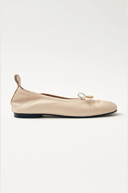 Alohas balerini de piele Rosalind bej S100303.01