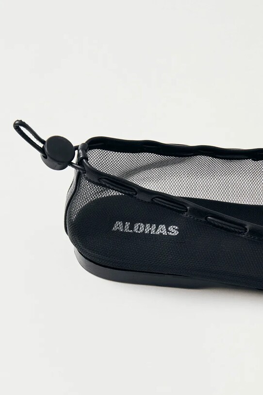 Baleríny Alohas Gill S100586.02 čierna SS25