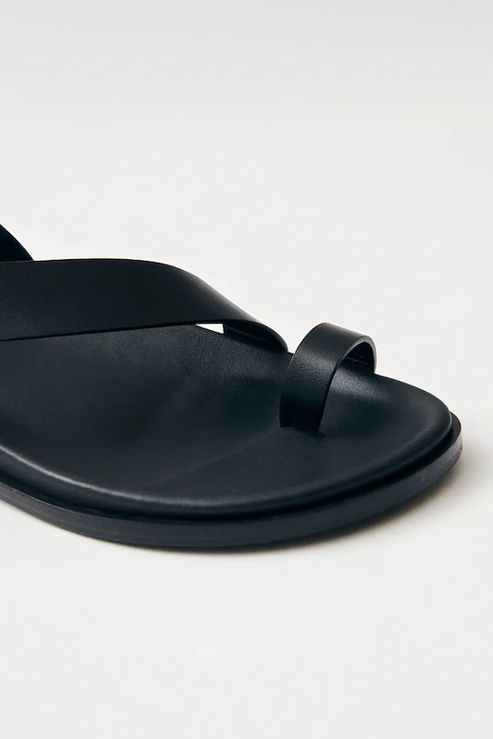 Obuv Kožené sandále Alohas Myles S100617.01 čierna