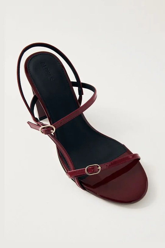 Încălțăminte Alohas sandale de piele Elyn S100703.01 burgundia