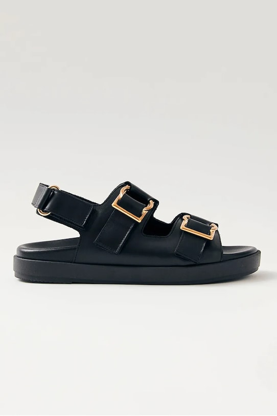 Alohas sandale de piele Maui piele negru S100641.01