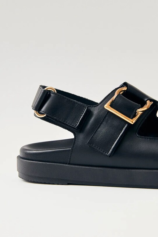 Alohas sandale de piele Maui S100641.01 negru SS25