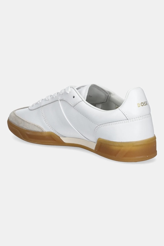 Scarpe BOSS sneakers in pelle Brenta 50518001.100 bianco