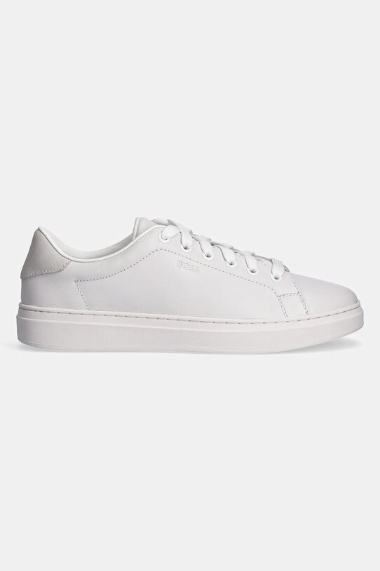 BOSS sneakersy skórzane Kieran 50536393.100 biały SS25