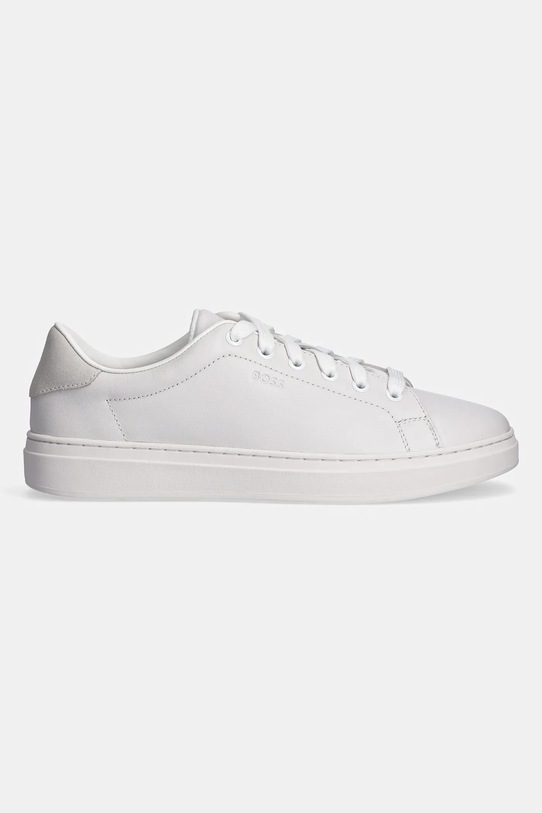 BOSS sneakersy skórzane Kieran 50536393.100 biały SS25