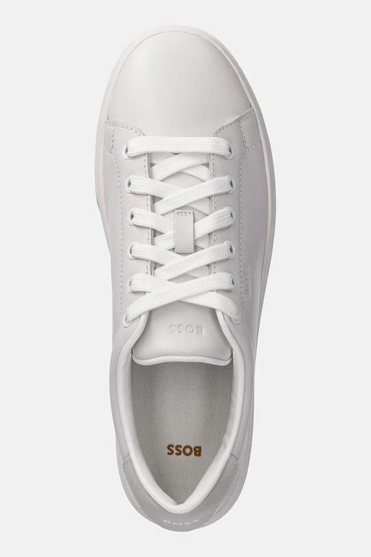 BOSS sneakersy skórzane Kieran biały 50536393.100