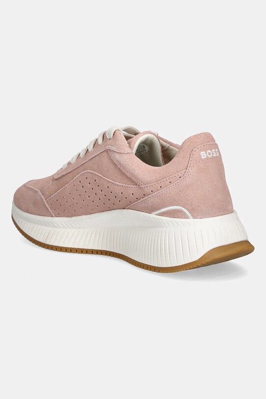 Încălțăminte BOSS sneakers din piele intoarsă TTNMEVO 50536421.689 roz