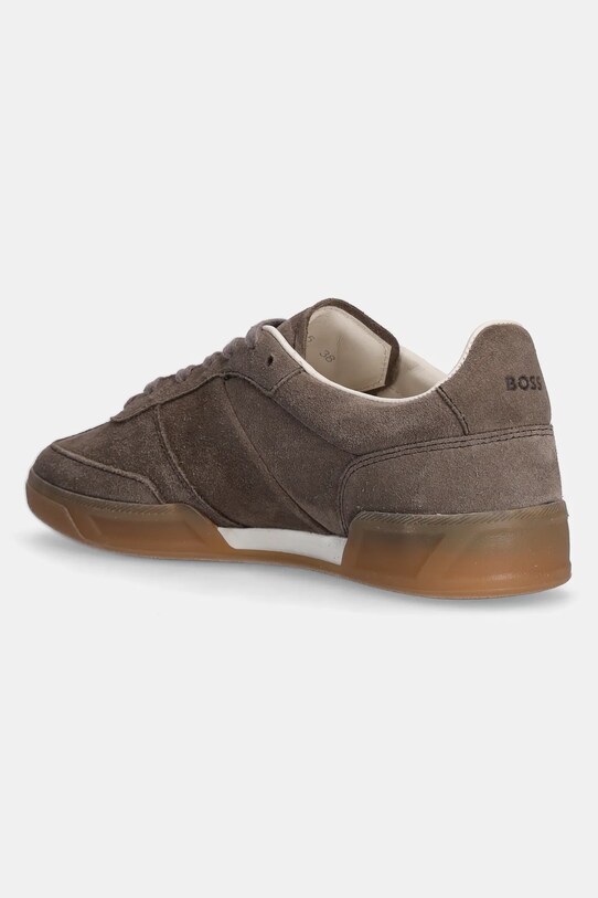 Încălțăminte BOSS sneakers din piele intoarsă Brenta 50536645.249 maro