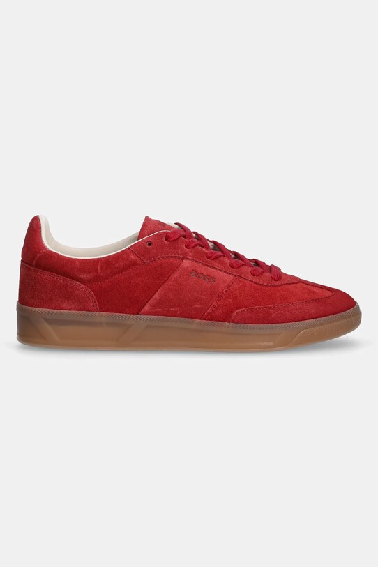 BOSS sneakers din piele intoarsă Brenta 50536645.608 rosu SS25