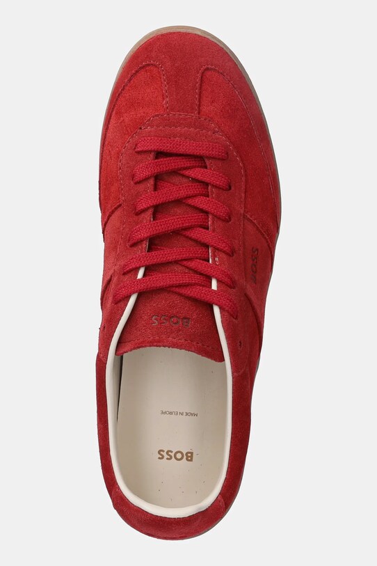 BOSS sneakers din piele intoarsă Brenta rosu 50536645.608
