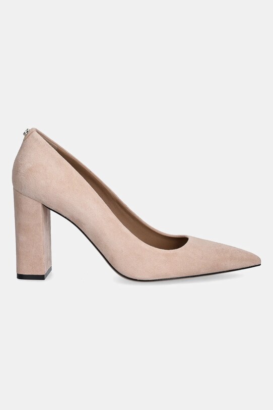 BOSS scarpe décolleté in pelle scamosciata Janet 50536571.689 rosa SS25