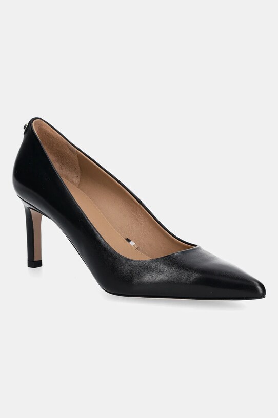 BOSS szpilki skórzane Janet 5-8 cm czarny 50536573.001
