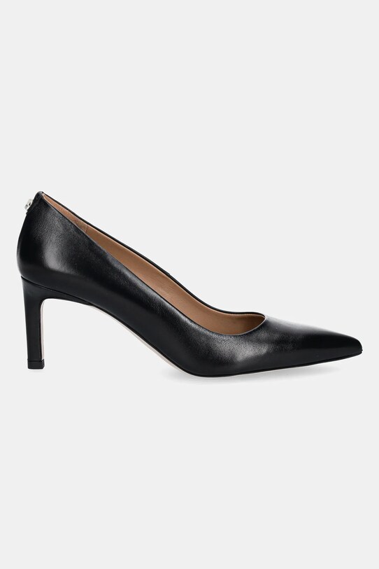 BOSS szpilki skórzane Janet 50536573.001 czarny SS25
