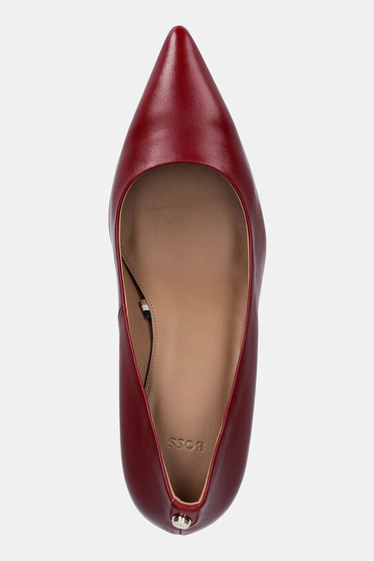 BOSS stilettos de piele Janet burgundia 50536573.608