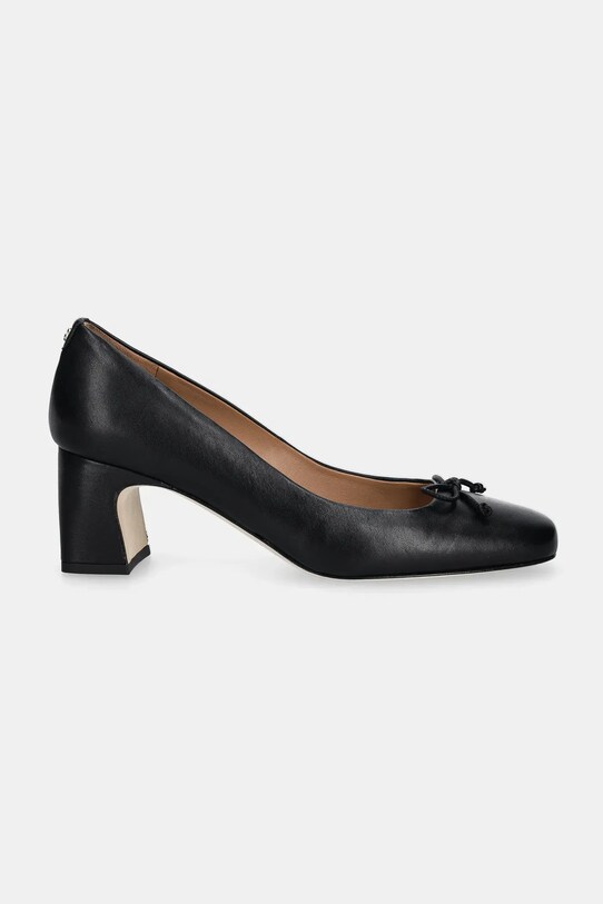 BOSS czółenka skórzane Luara 50539005.001 czarny SS25