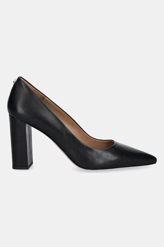 BOSS czółenka skórzane Janet 50543557.001 czarny SS25