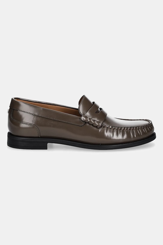 BOSS mocasini de piele Lycia 50536344.249 maro SS25
