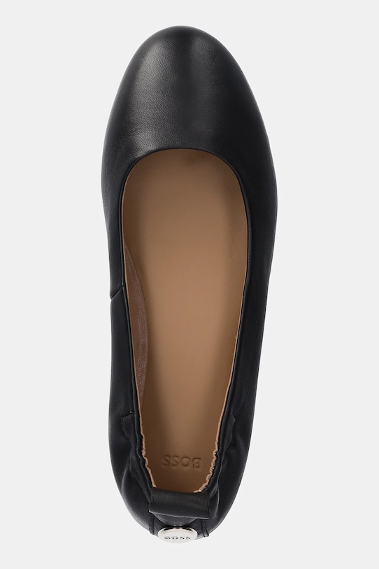 BOSS balerini de piele Dasy negru 50536560.001