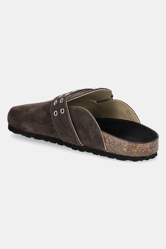 Scarpe Bianco ciabatte slide in camoscio BIAMIAMI 11201782 marrone