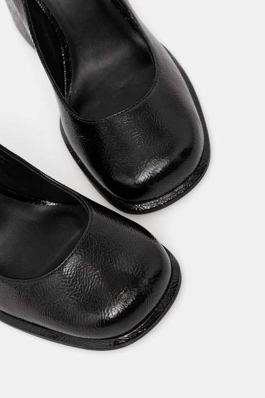 HUGO czółenka skórzane Kiora czarny 50536423.001