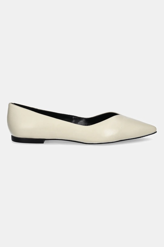 Шкіряні балетки HUGO Maridia 50536651.272 бежевий SS25