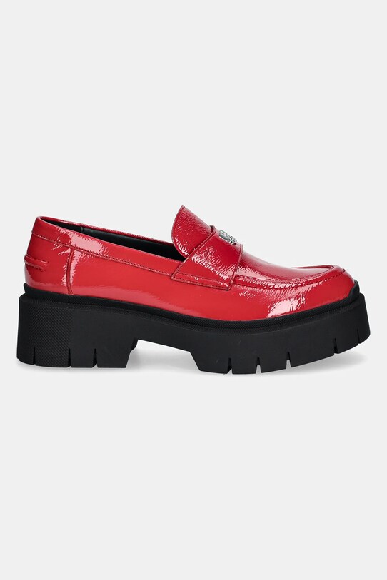 Шкіряні мокасини HUGO Kris 50538597.610 червоний SS25