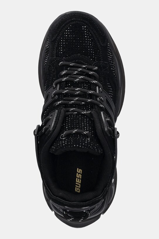 Велурени маратонки Guess BELLUNA черен FLPBLL.SUE12.BLACK