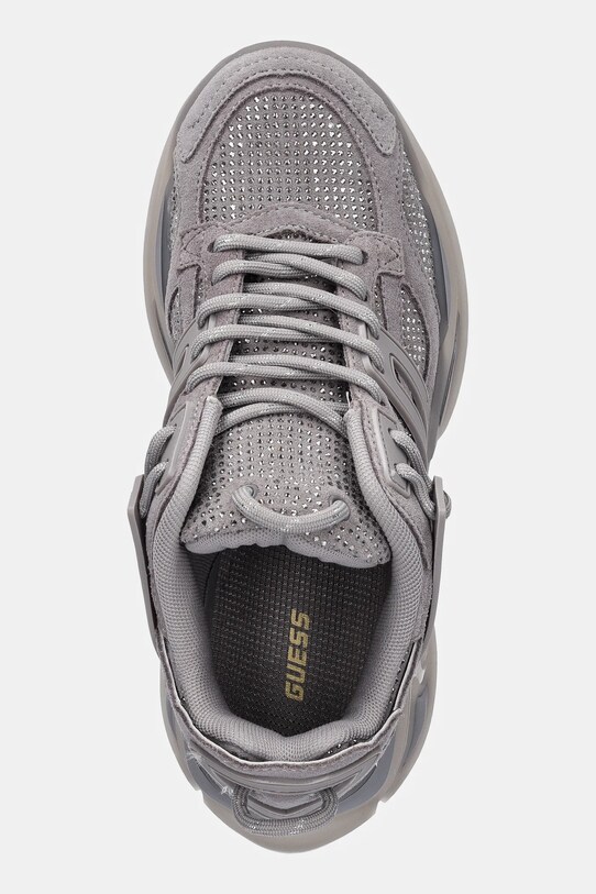 Замшевые кроссовки Guess BELLUNA серый FLPBLL.SUE12.GREY
