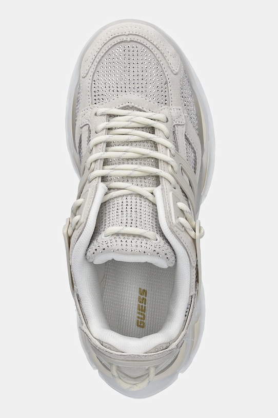 Guess sneakersy zamszowe BELLUNA beżowy FLPBLL.SUE12.WHITE