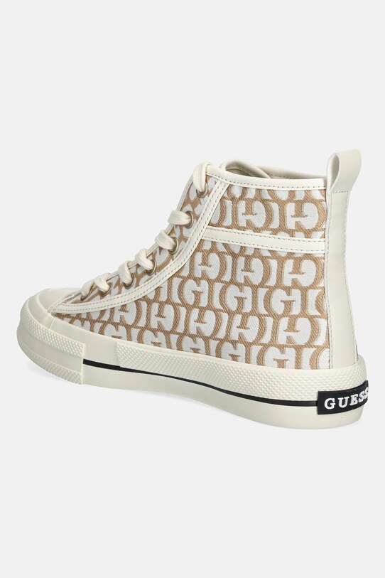 Обувки Високи кецове Guess COLYN FLPCOL.FAL12.GOLD бежов