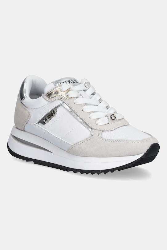 Tenisky Guess ENERGY textilný biela FLPEGY.FAB12.WHISI