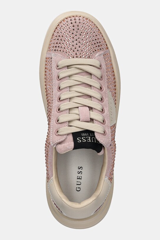 Шкіряні кросівки Guess ELBINA рожевий FLPELB.SUE12.PINK