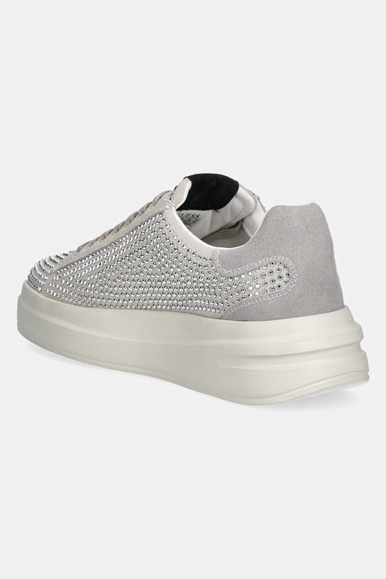 Încălțăminte Guess sneakers din piele ELBINA FLPELB.SUE12.WHITE gri