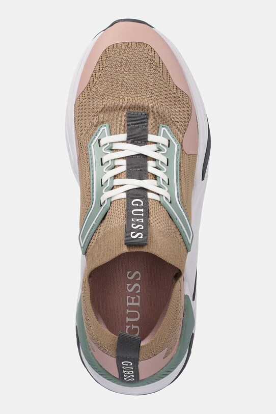 Superge Guess GAXTIN zelena FLPGAX.FAB12.MULTI