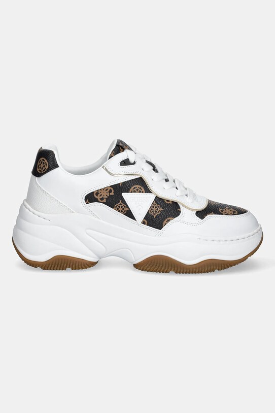 Guess sneakers HAPYY FLPHAP.FAL12.WHIBR alb SS25