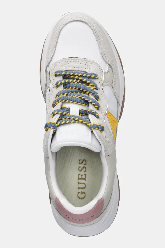 Guess sneakersy HAPYY beżowy FLPHAP.PEL12.BONE