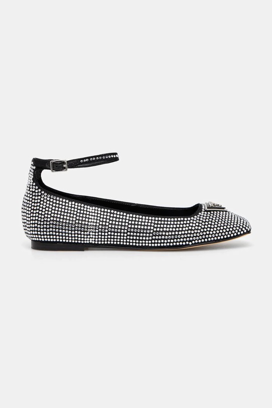 Guess ballerine LEVVISE FLPLVS.SAT02.BLACK argento SS25