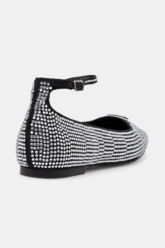 Scarpe Guess ballerine LEVVISE FLPLVS.SAT02.BLACK argento