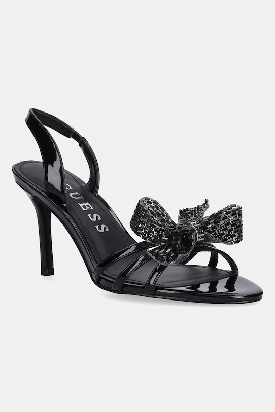 Guess sandały MERLE szpilka czarny FLPMER.PAF03.BLACK