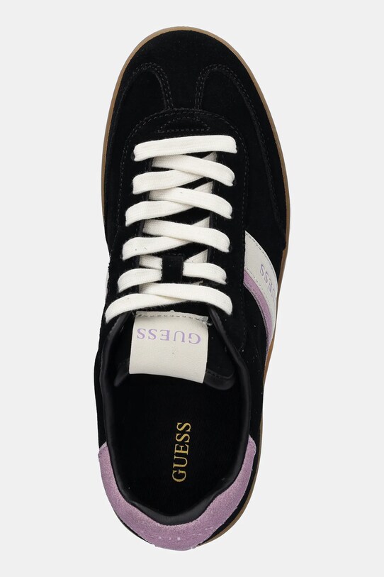 Guess sneakersy NOLINAS czarny FLPNOL.LEA12.BLACK