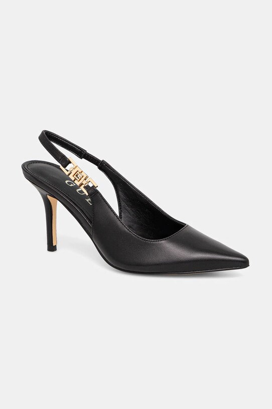Туфлі Guess NASSHA3 шпилька чорний FLPNS3.LEA05.BLACK