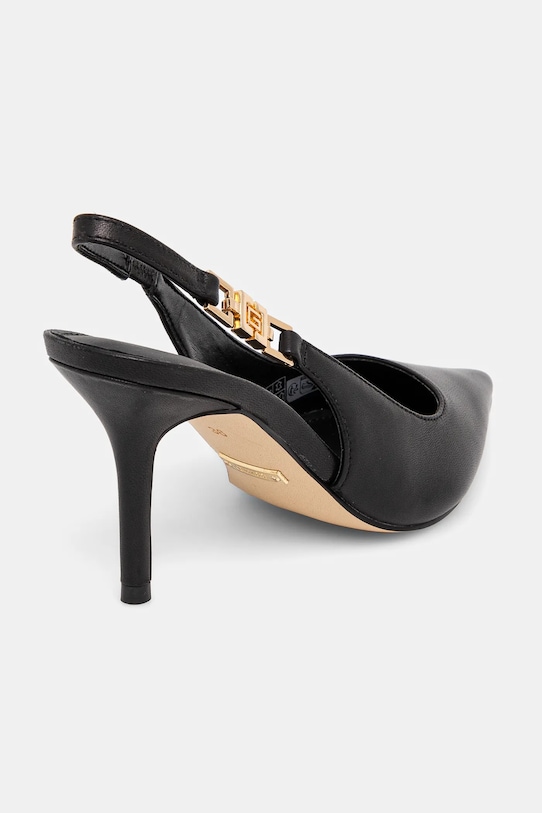 Obuv Lodičky Guess NASSHA3 FLPNS3.LEA05.BLACK čierna